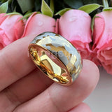 Superb 6mm 8mm Cool Pattern Domed Finish Engraved Fashion Men Women Tungsten Engagement Wedding Comfort Fit Band