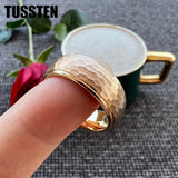 New Arrival Classic Domed Hammer 6MM/8MM Tungsten Men and Women Wedding Comfort Fit Bands Rings Fashion Jewelry
