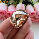 Trendy Jewelry Domed Polished Shiny Beautiful Ring Multiwidth Tungsten Comfort Fit Wedding Band for Men and Women