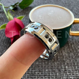 New Arrivals Black CZ Inlay 8MM Tungsten Steel Combination Cool Men's Promise Wedding Bands Rings