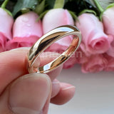 Trendy Jewelry Domed Polished Shiny Beautiful Ring Multiwidth Tungsten Comfort Fit Wedding Band for Men and Women