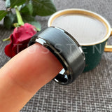 Classic Stepped Beveled Great Workmanship Big 10MM Mens Tungsten Wedding Bands Ideal  Fathers' Day Gift Jewelry