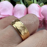 Popular Multicolor 6mm 8mm Men Women Tungsten Hammer Ring Comfort Fit Weddding Band