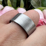 Classic Multiwidth Black Brushed FinishTungsten 6/8/10/12MM Flat Comfort Fit Wedding Band Ring for Men and Women