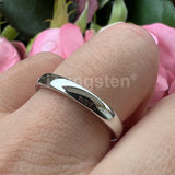 Shiny Polished White Tungsten Couple Ring 2/3/4/5/6/7/8/10mm Nice Comfort Fit Engagement Wedding Bands for Men Women