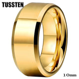 Amazing Stepped Beveled Great Workmanship 10/12MM Big Men Tungsten Rings Wedding Bands Fathers' Day Gift Jewelry