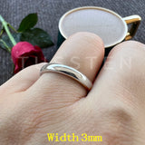 Classic Popular Polished 2-10MM  Trendy Engagement Wedding White Tungsten Comfort Fit Rings Bands for Men Women