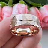 High Quality Cool Hammer 8mm Men and Women Tungsten Comfort Fit Engagement Wedding Band