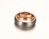 High Quality Brushed Black Basic Wedding Engagement Bands 6mm Wide US Size 7-16 Tungsten Rings for Men