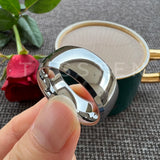 Wonderful Beveled Dome Polishing Finish 10MM Tungsten Carbide Comfort Fit Wedding Band for Men and Women