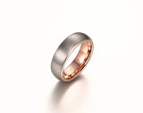 High Quality Brushed Black Basic Wedding Engagement Bands 6mm Wide US Size 7-16 Tungsten Rings for Men