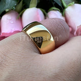 Trendy Jewelry 2/4/6/8/10mm Gold Plated Tungsten Ring For Men and Women Comfort Fit Couple Engagement Wedding Band