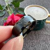High Quality Polished Brushed Flat 6MM/8MM Tungsten Comfort Fit Wedding Bands for Men and Women Rings