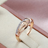 Marvelous New Micro-wax Inlay Filled 14K Rose Gold AAA+ Cubic Zirconia Diamonds Rings for Women - Fine  Jewelry