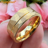 High Quality Cool Hammer 8mm Men and Women Tungsten Comfort Fit Engagement Wedding Band