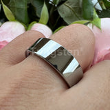 I Love You Engraved 6/8/10/12mm Fashion Tungsten Trendy Comfort Fit Wedding Engagement Band for Men and Women