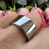 Shiny Tungsten Pipe Cut Polished 12mm 10mm Large Men Comfort Fit Wedding Band Fashion Jewelry