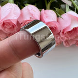 Shiny Tungsten Pipe Cut Polished 12mm Large Men Ring  Comfort Fit Wedding Band Fashion Jewelry