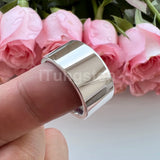 Shiny Tungsten Pipe Cut Polished 12mm Large Men Ring  Comfort Fit Wedding Band Fashion Jewelry