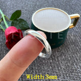 Classic Popular Polished 2-10MM  Trendy Engagement Wedding White Tungsten Comfort Fit Rings Bands for Men Women