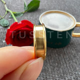 New Arrival Quality 6MM Tungsten 4MM Groove For Inlay Channel Polished with Shiny Dome Edges Wedding Bands