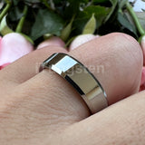 High Polished Beveled Finish Excellent Quality 8MM 6MM 4 Colors Comfort Fit Men Women Tungsten Carbide Wedding Band