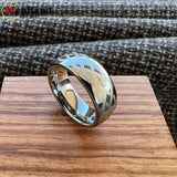 Laser Carving Celtic Knot Pattern Dome Polished 6/8mm Men and Women Wedding Tungsten Comfortable Fit Ring