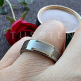 High Quality Polished Brushed Flat 6MM/8MM Tungsten Comfort Fit Wedding Bands for Men and Women Rings