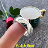 Classic Popular Polished 2-10MM  Trendy Engagement Wedding White Tungsten Comfort Fit Rings Bands for Men Women