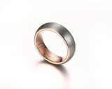 High Quality Brushed Black Basic Wedding Engagement Bands 6mm Wide US Size 7-16 Tungsten Rings for Men