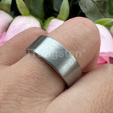 Super Brushed Pipe Cut 6/8mm Tungsten Carbide Rings for Couple Comfort Fit Engagement Wedding Band Jewelry