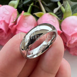 Trendy Laser Engraved 6mm 8mm Fashion Tungsten Carbide Comfort Fit Ring for Men Women - Engagement Wedding Band