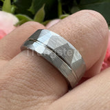 High Quality Cool Hammer 8mm Men and Women Tungsten Comfort Fit Engagement Wedding Band