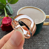 Wonderful Beveled Dome Polishing Finish 10MM Tungsten Carbide Comfort Fit Wedding Band for Men and Women