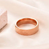 Black Rose Gold  Faceted Edge Dome Polished 4MM/6MM Tungsten Carbide Wedding Bands Couple Rings for Women and Men