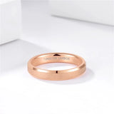 Popular Rose Gold Frosted Matte Brushed 4mm 6mm Tungsten Carbide Rings For Women, Men Wedding Engagement Bands
