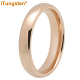 Trendy Jewelry Domed Polished Shiny Beautiful Ring Multiwidth Tungsten Comfort Fit Wedding Band for Men and Women