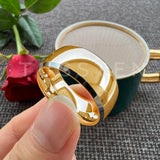 Wonderful Beveled Dome Polishing Finish 10MM Tungsten Carbide Comfort Fit Wedding Band for Men and Women