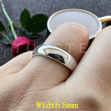 Classic Popular Polished 2-10MM  Trendy Engagement Wedding White Tungsten Comfort Fit Rings Bands for Men Women