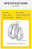 High Quality Multi-faceted Rhombus 4mm/6mm Tungsten Wedding Rings for Couples - Men Women Promise Engagement Jewelry