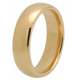 Trendy Jewelry 2/4/6/8/10mm Gold Plated Tungsten Ring For Men and Women Comfort Fit Couple Engagement Wedding Band