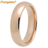 Trendy Jewelry Domed Polished Shiny Beautiful Ring Multiwidth Tungsten Comfort Fit Wedding Band for Men and Women