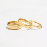 Fascinating Gold Color 4/6mm Tungsten for Men Women Classic Wedding/Engagement Couple BandS Special Jewelry