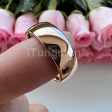 Trendy Jewelry Domed Polished Shiny Beautiful Ring Multiwidth Tungsten Comfort Fit Wedding Band for Men and Women