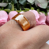 Center Brushed Polished Finish 10mm 12mm Mens Tungsten Flat Big Finger Rings, Comfort Fit Engagement Wedding Bands
