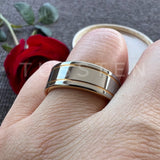 Excellent Grooved Polished Finish 8MM Trendy Gift Jewelry Men and Women Tungsten Engagement Rings Bands