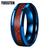New Arrival High Quality 8MM Dragon Ring Tungsten Wedding Bands For Men and Women - Classic Jewelry