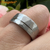 High Quality Cool Hammer 8mm Men and Women Tungsten Comfort Fit Engagement Wedding Band