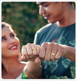 High Quality Multi-faceted Rhombus 4mm/6mm Tungsten Wedding Rings for Couples - Men Women Promise Engagement Jewelry