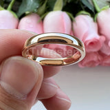Trendy Jewelry Domed Polished Shiny Beautiful Ring Multiwidth Tungsten Comfort Fit Wedding Band for Men and Women